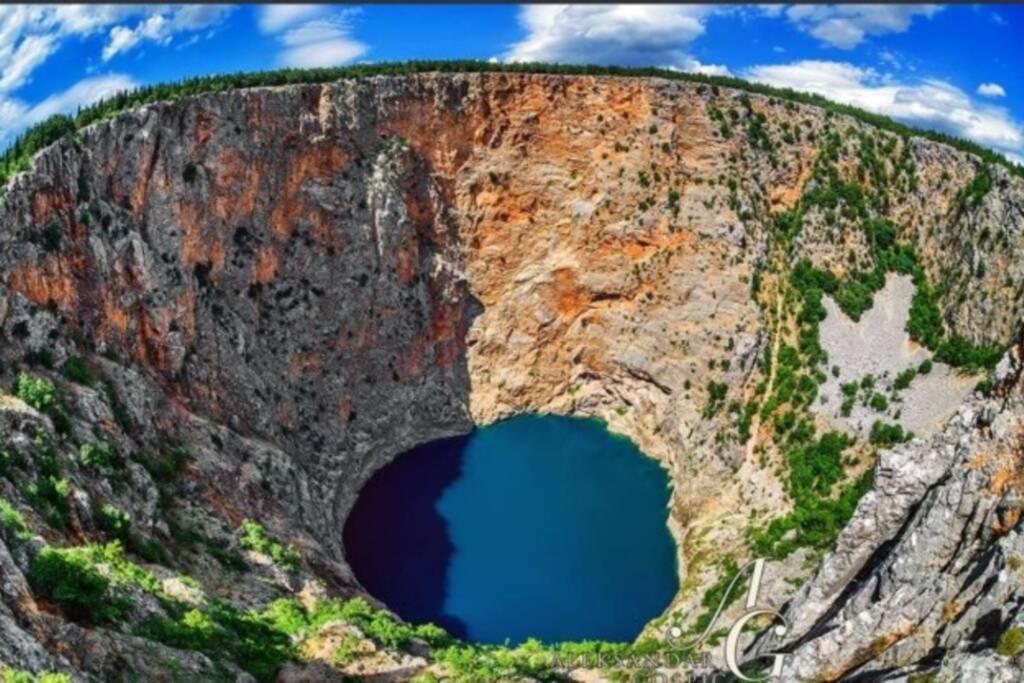 Villa Green Hill, Cista Velika, Imotski 奥米什 外观 照片