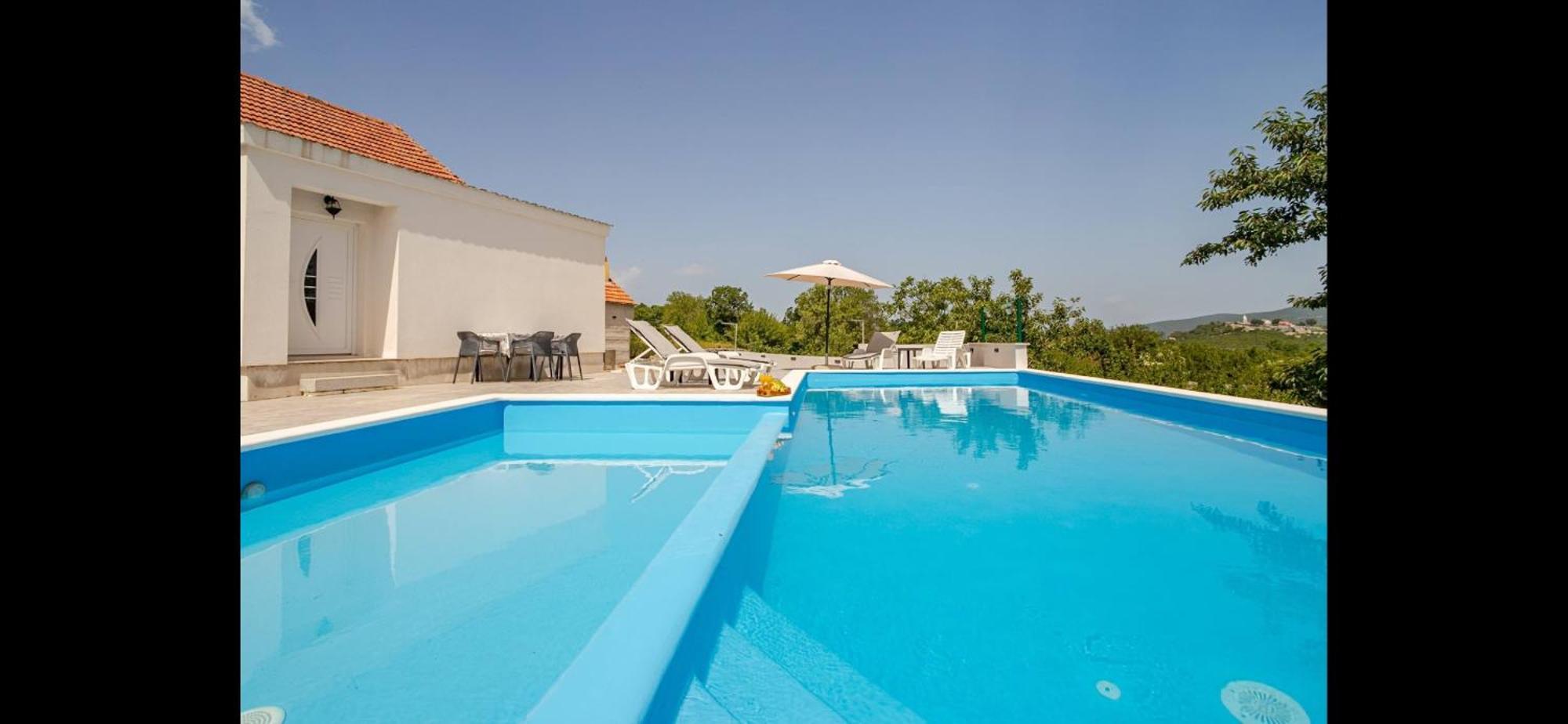 Villa Green Hill, Cista Velika, Imotski 奥米什 外观 照片